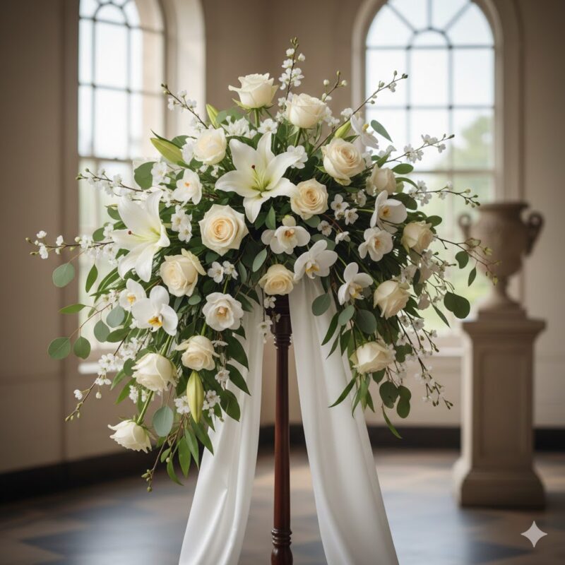 A Dignified Tribute: The Dawn of Spring Flower Spray