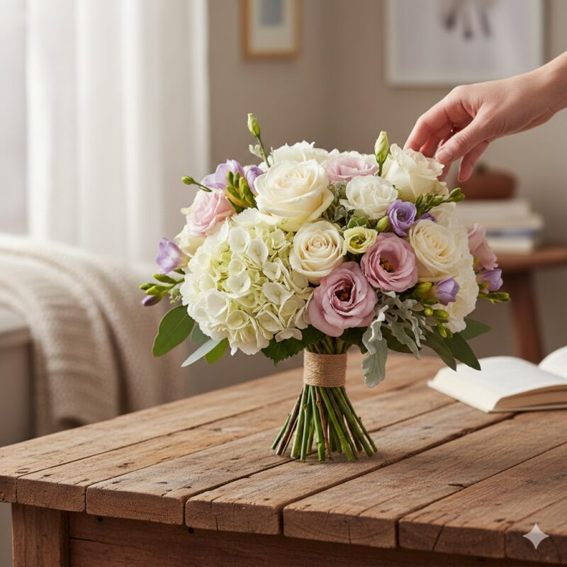 A Gentle Symbol of Support: The Here for You Bouquet