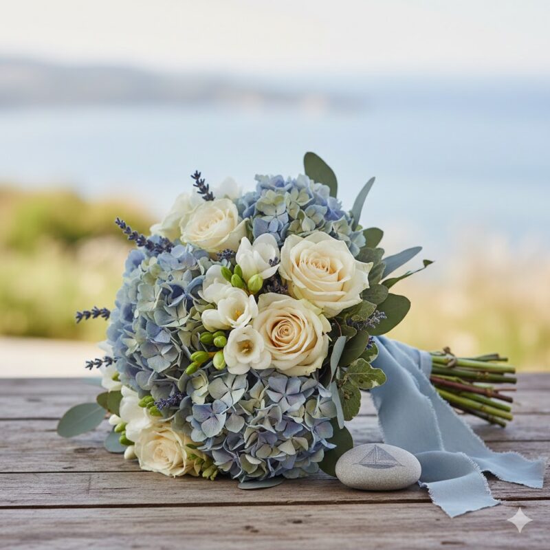 A Gentle Tribute: The Sail Away Bouquet for Quiet Remembrance