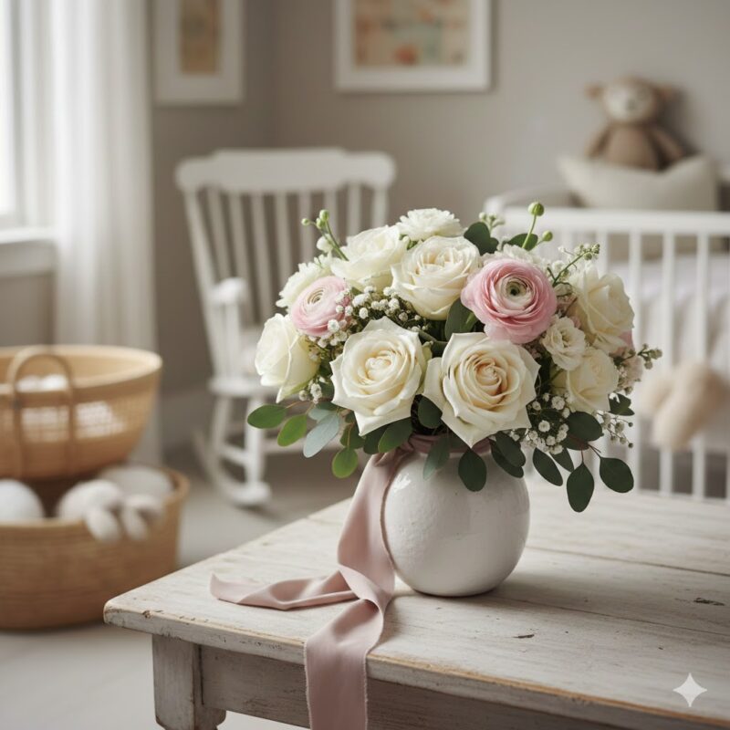 A Gentle Welcome: The Little Dreamer Flower Bouquet