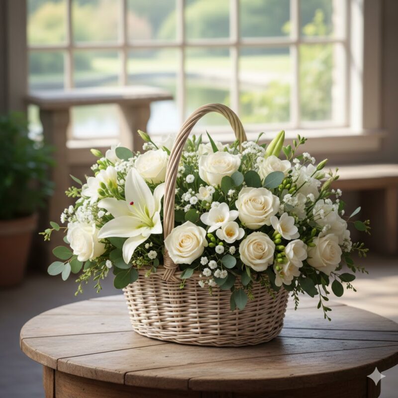 A Message of Peace: The Pristine Flower Basket