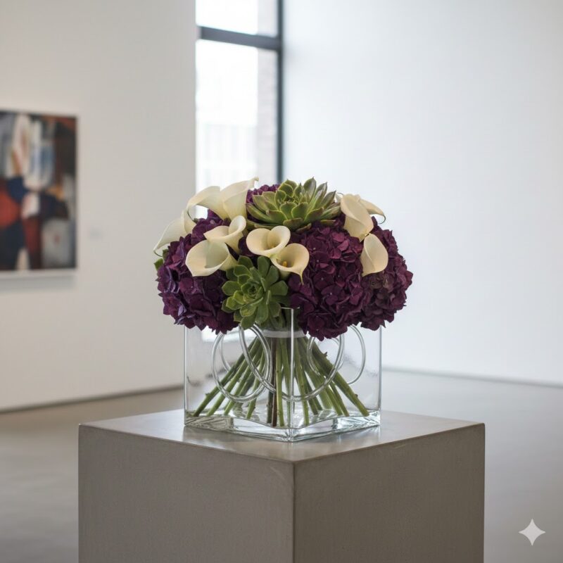 A Modern Masterpiece: The Cube of Wonder Bouquet