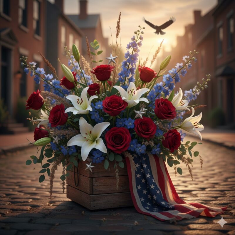 A Profound Tribute The American Soul Flower Arrangement
