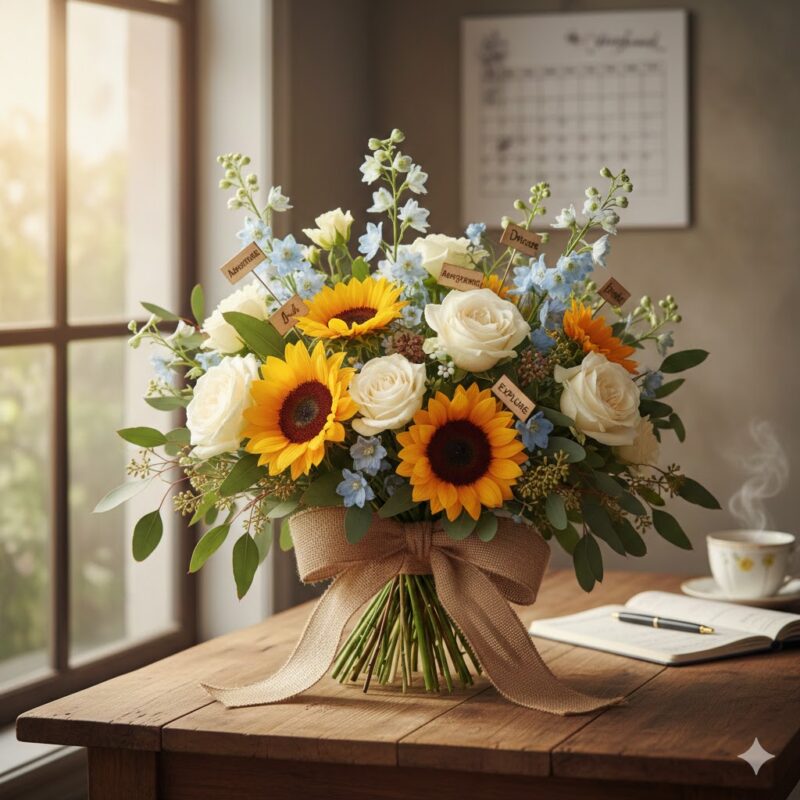 Bright Beginnings: The Handcrafted Make Plans Arrangement