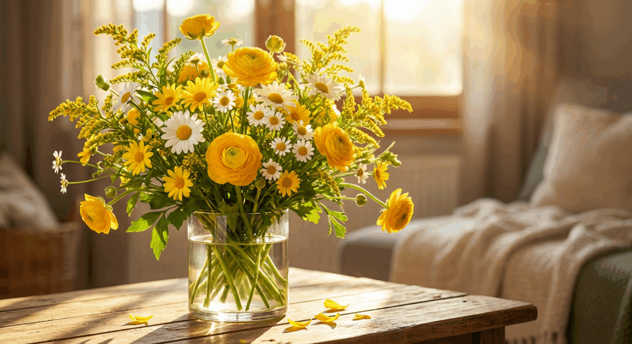 Bring Sunshine Indoors with the Cheer Up Buttercup Bouquet