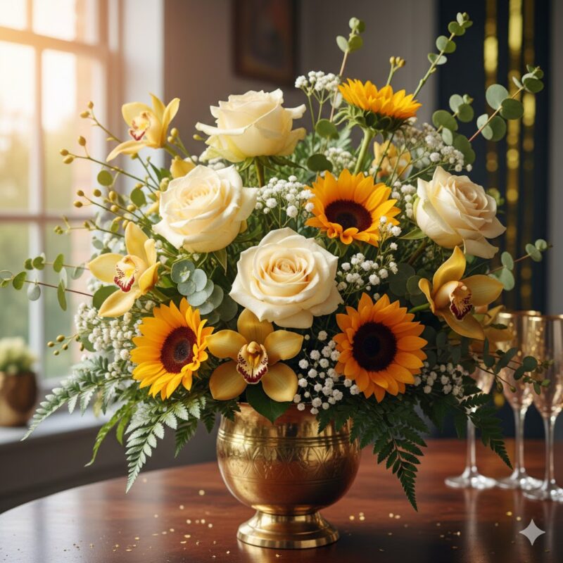 Celebrate Success: The Felicitations Flower Arrangement