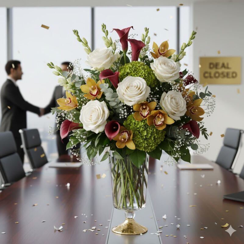 Celebrate Success: The Luxurious You Got It Arrangement