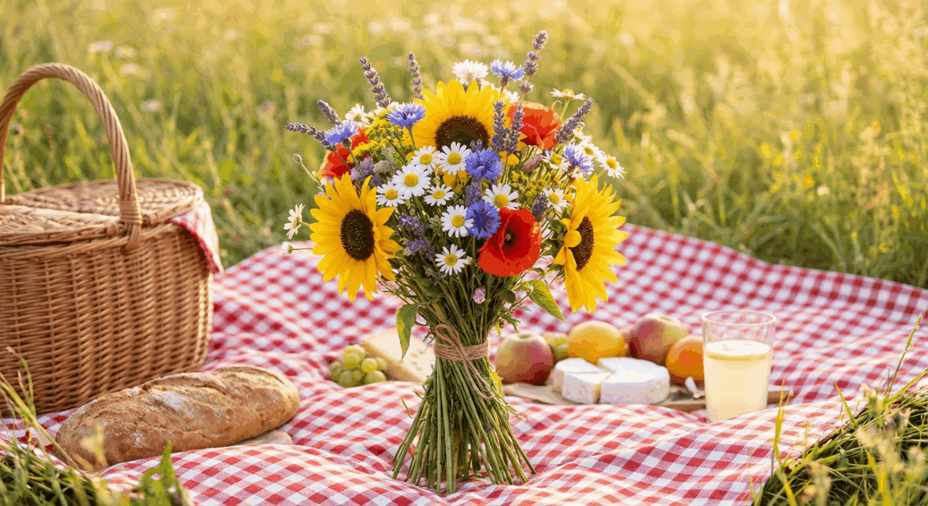 Celebrate Summer Joy with the Handcrafted Picnic Bouquet