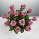 Dozen Long Stemmed Lavender Roses arrangement
