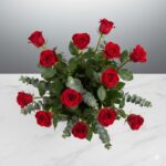 Dozen Long Stemmed Red Roses arrangement