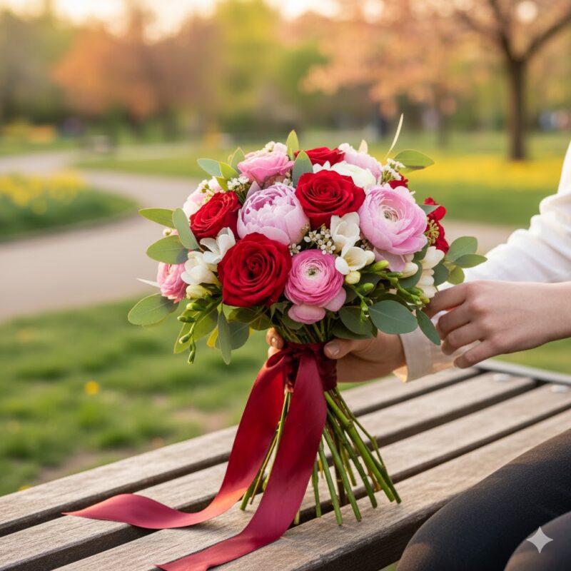 Express Your Heart with the Young Love Bouquet