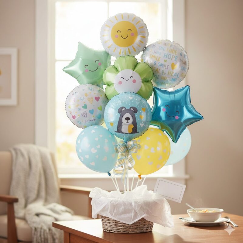 Get Well Balloon Bouquet: Send Warmth and Immediate Cheer