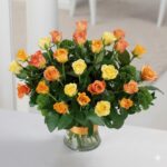 Gold 'N' Rosy arrangement