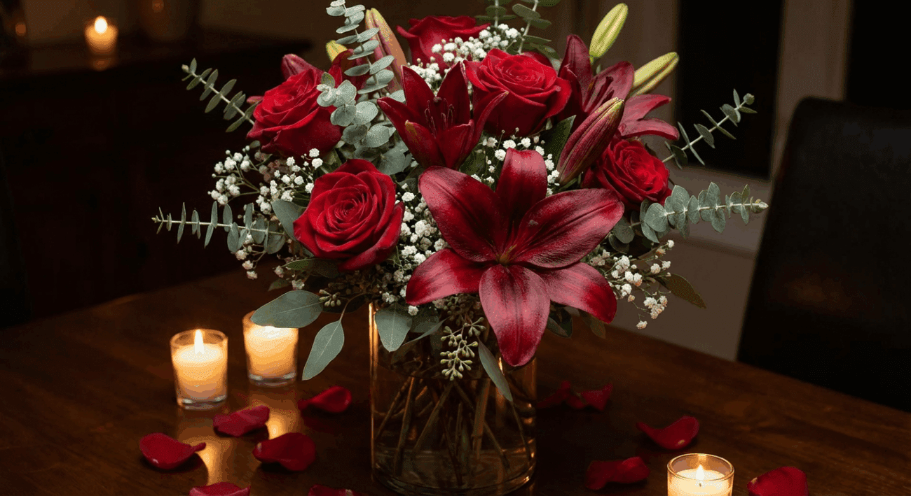 Ignite the Passion with the Love at First Sight Flower Arrangement