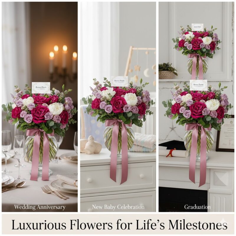 Luxurious Flowers for Life’s Milestones