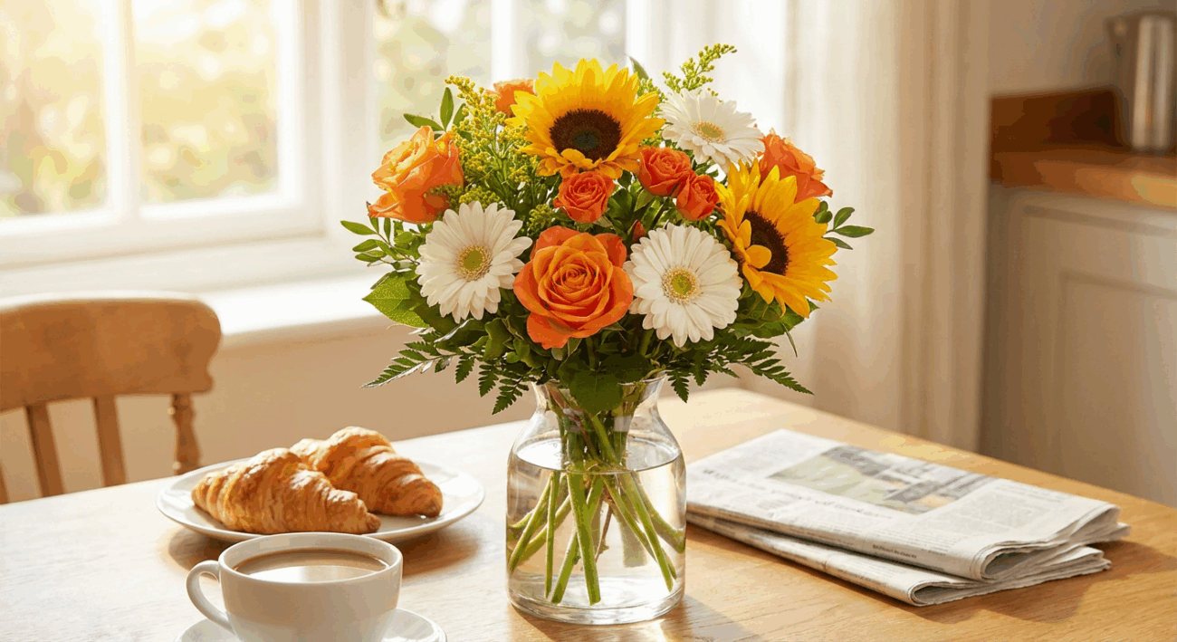 Start the Day Right with the Bright Morning Arrangement