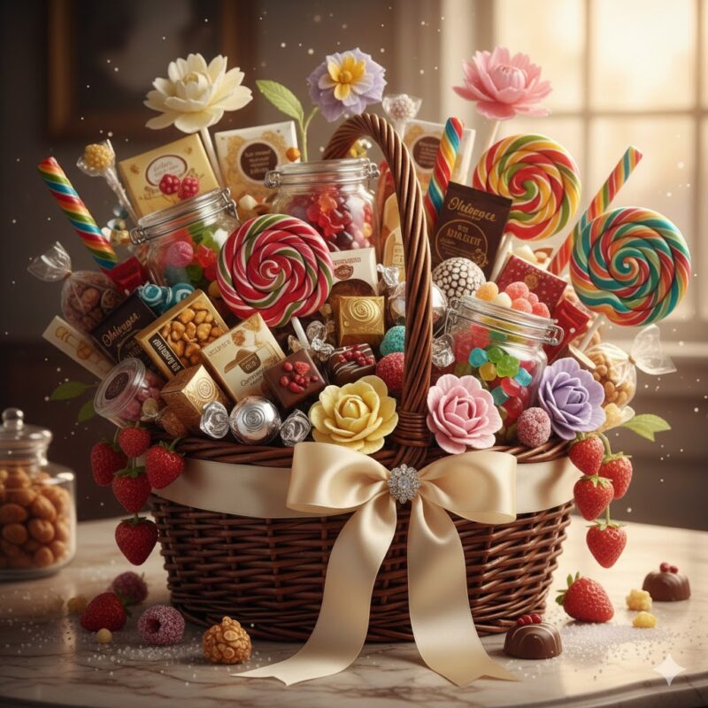 Sweeten the Moment with the Luxurious Candy Gift Basket