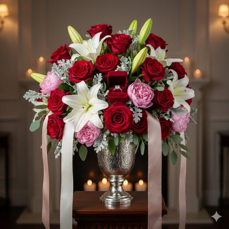 💍 The Forever Type of Love Flower Arrangement: Enduring Passion