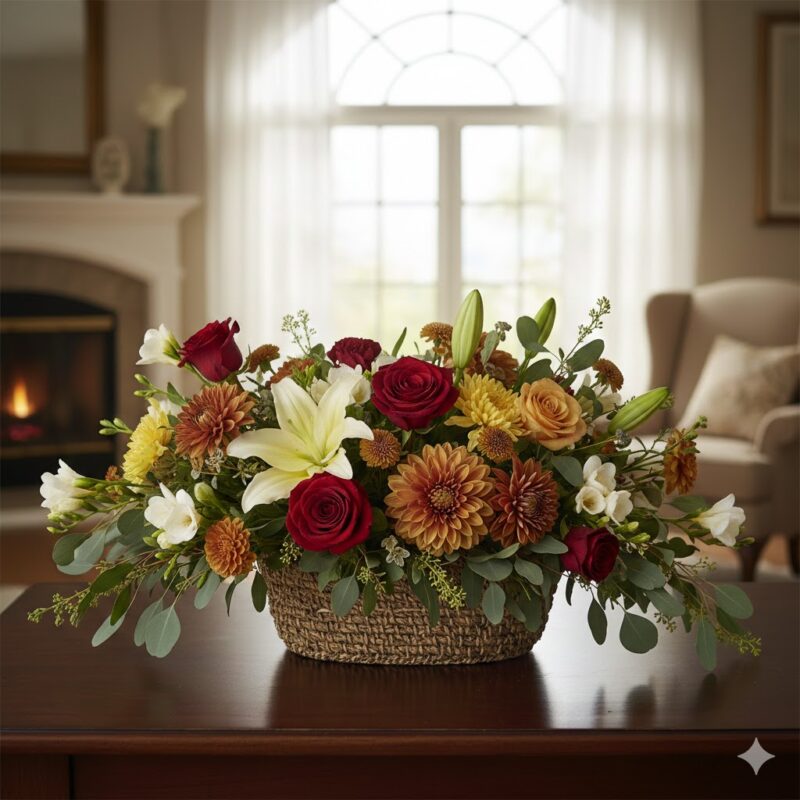 The John Henry Sympathy Bouquet: A Dignified Tribute of Warmth