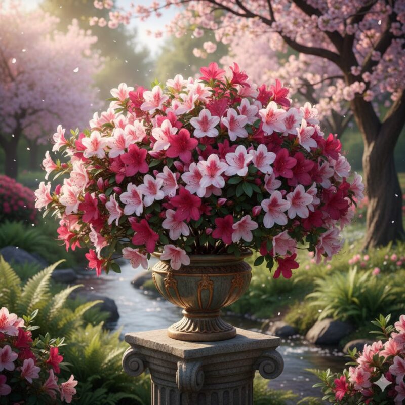 The Luxurious Azalea Flower Plant: An Enduring Symbol of Spring Flowers