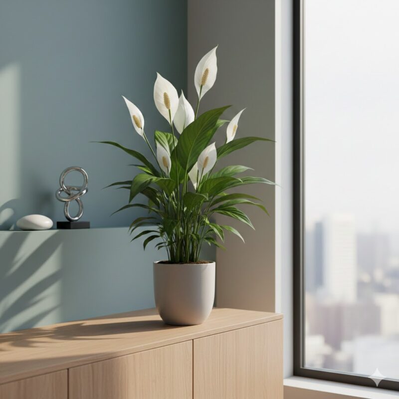 The Modern Spathiphyllum Flower Plant: A Timeless Statement of Peace