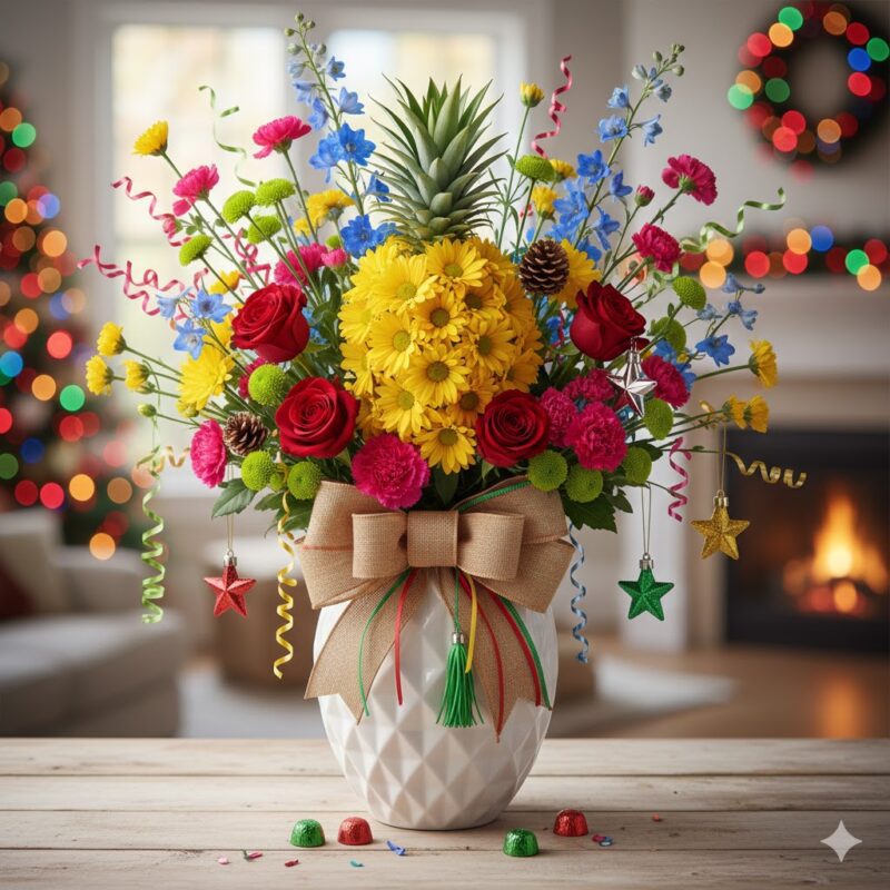 The Pine-ata Flower Bouquet