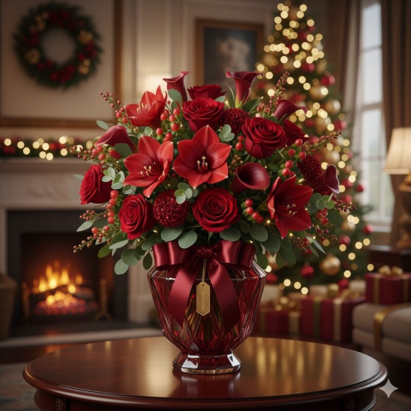 The Ruby Flower Bouquet