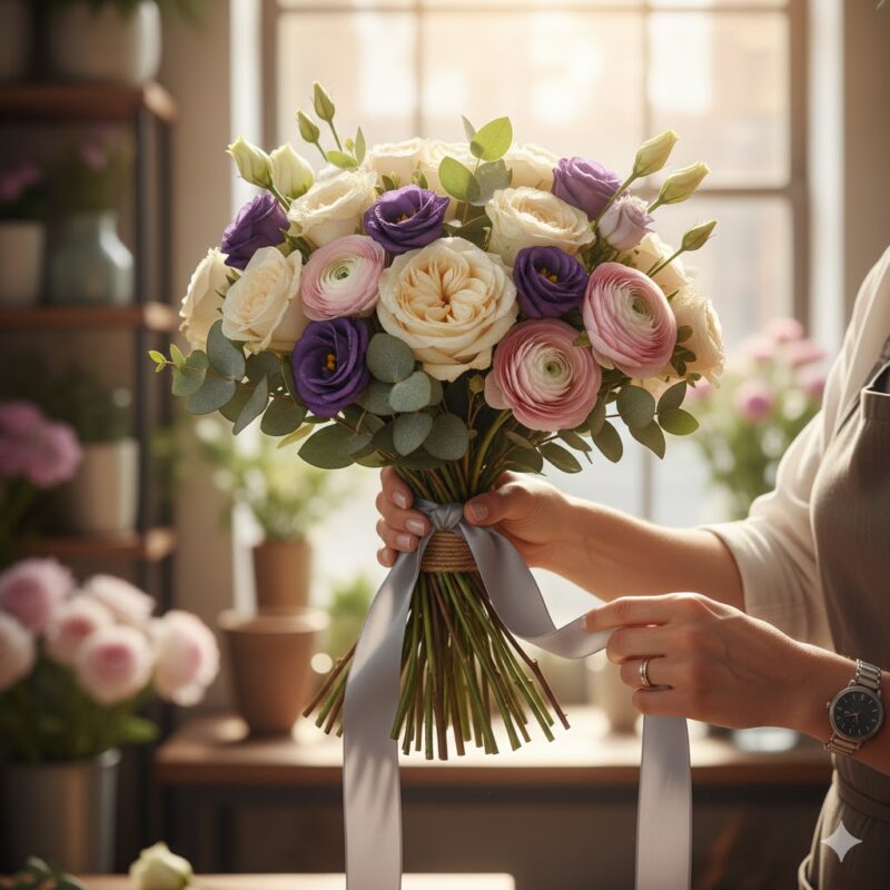 The Stunning Handtie Flower Bouquet