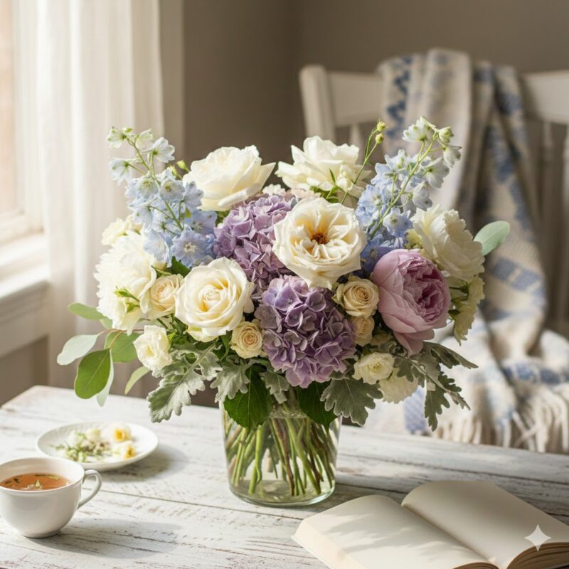 The Sunday Afternoon Flower Bouquet: Tranquility and Renewal