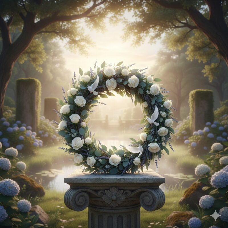 The Tranquility Wreath An Eternal Symbol of Peace and Remembrance