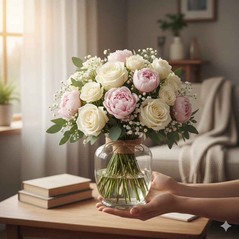 The Universal Gesture: Sweet Simplicity Flower Arrangement