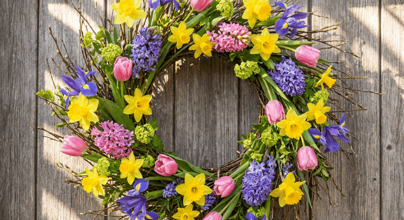 The Vivid Spring Wreath: A Symbol of Enduring Life and Hope
