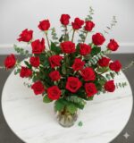 Two Dozen Red Roses Arrangement