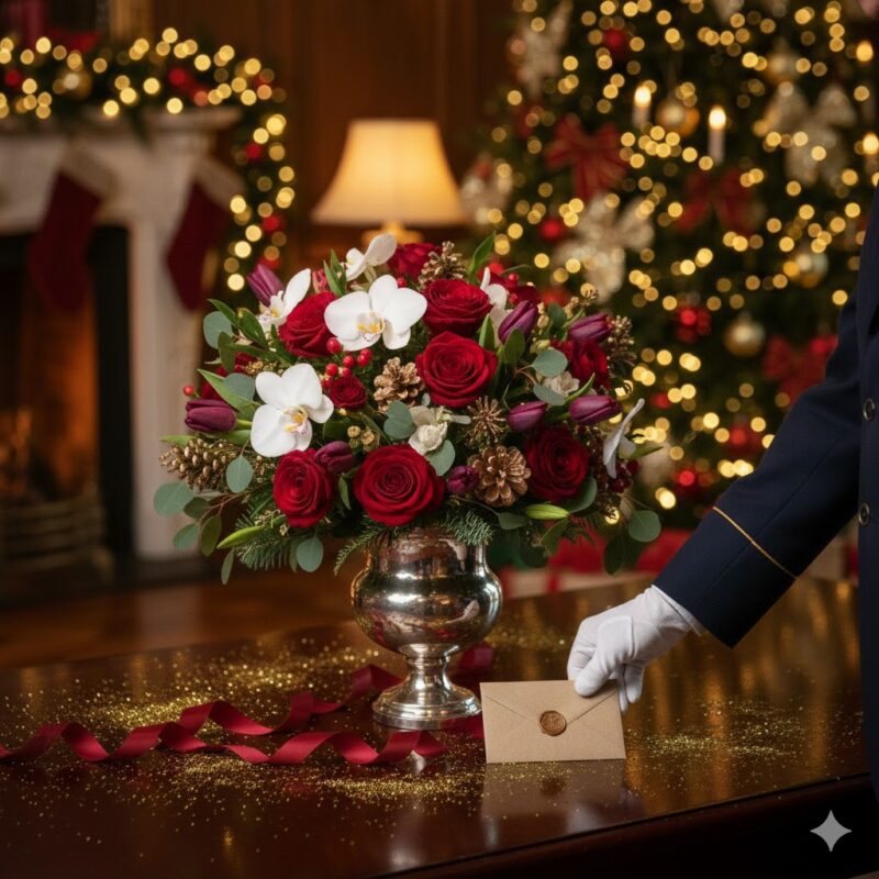 Unveiling the Holiday Secrets Flower Bouquet