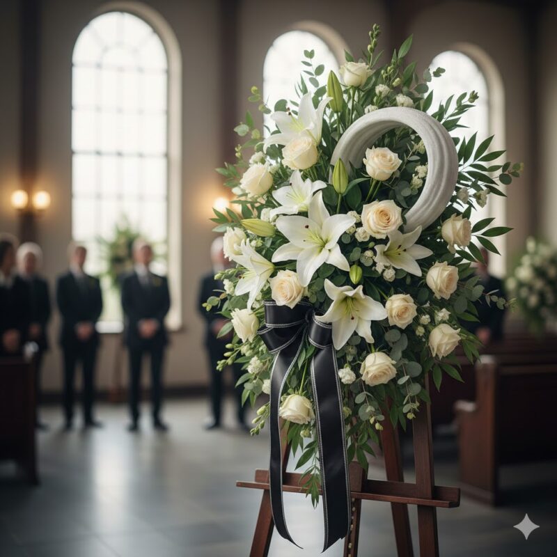 A Dignified Final Tribute: The Heartfelt Sympathy Spray