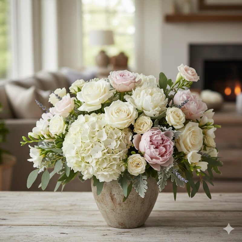A Gentle Expression of Solace: The Comfort & Blessings Bouquet