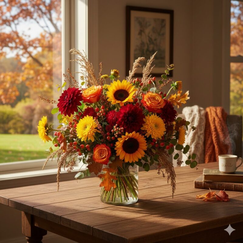 Autumn Sunshine Flower Bouquet: Bring the Outdoors In