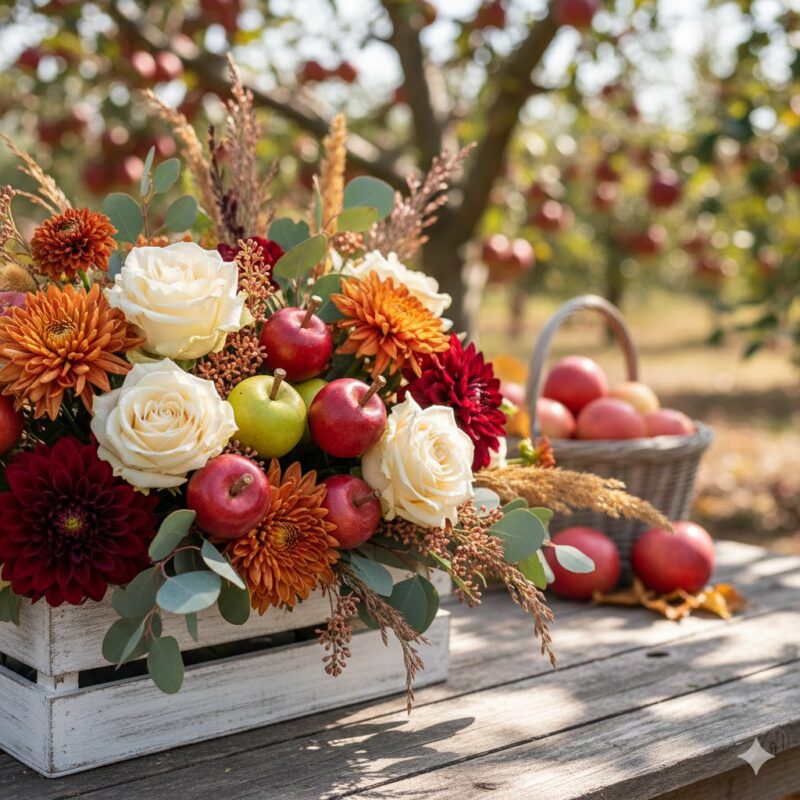 Celebrate the Season with the Apple Picking Flower Bouquet