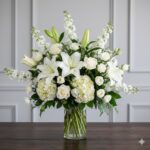 Elegant White Garden Vista Flower arrangement