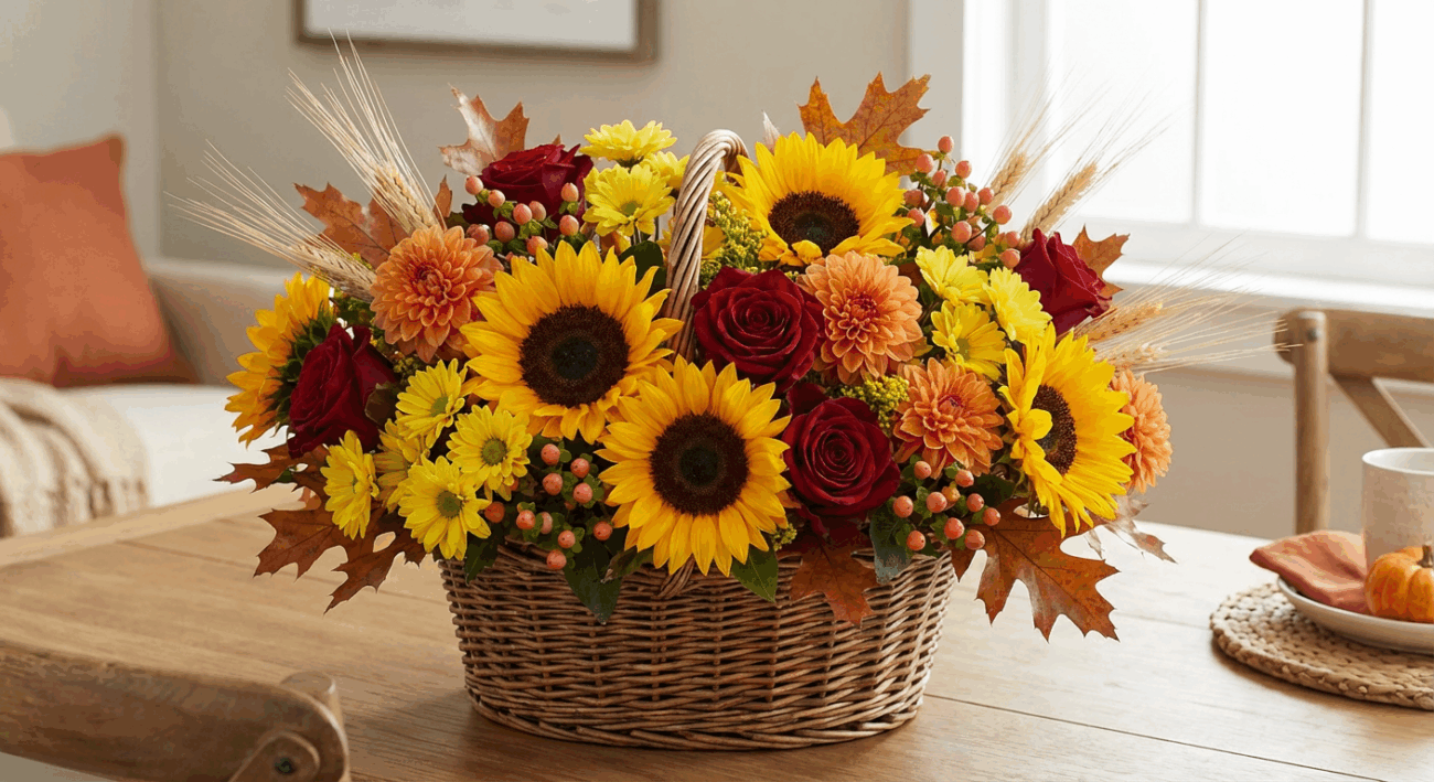 Make It the Best Day Ever with This Autumn Flower Arrangement
