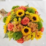 The Harvest Sunflower Basket