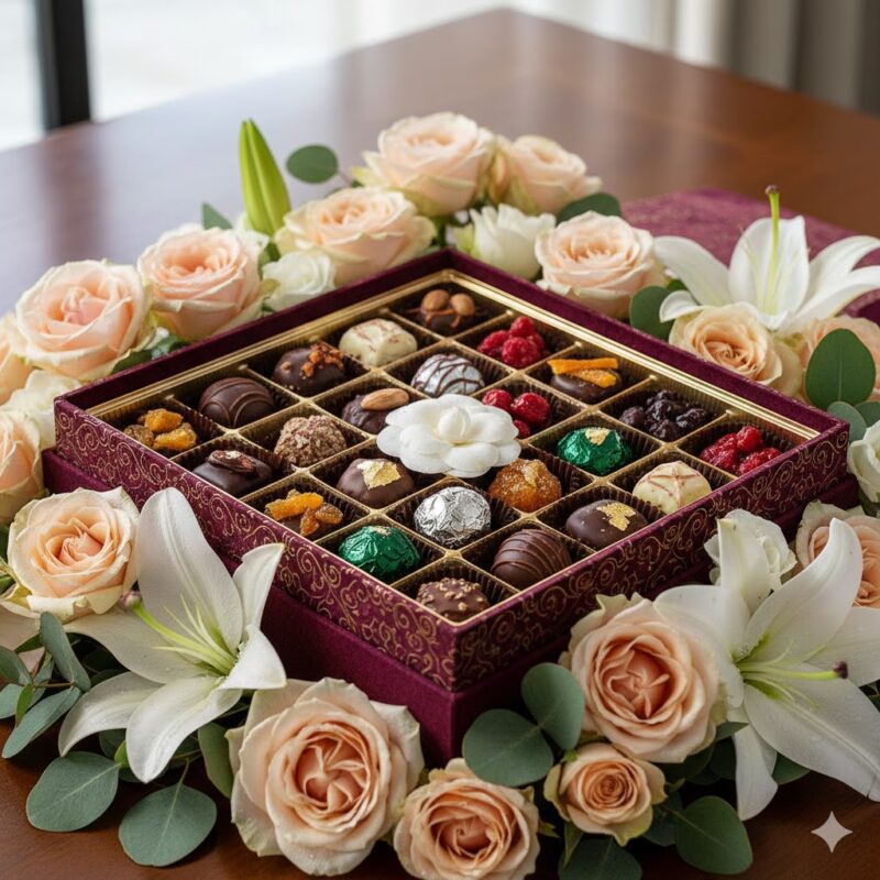 Assorted Chocolates – Medium Box: The Ultimate Luxury Flower Extra