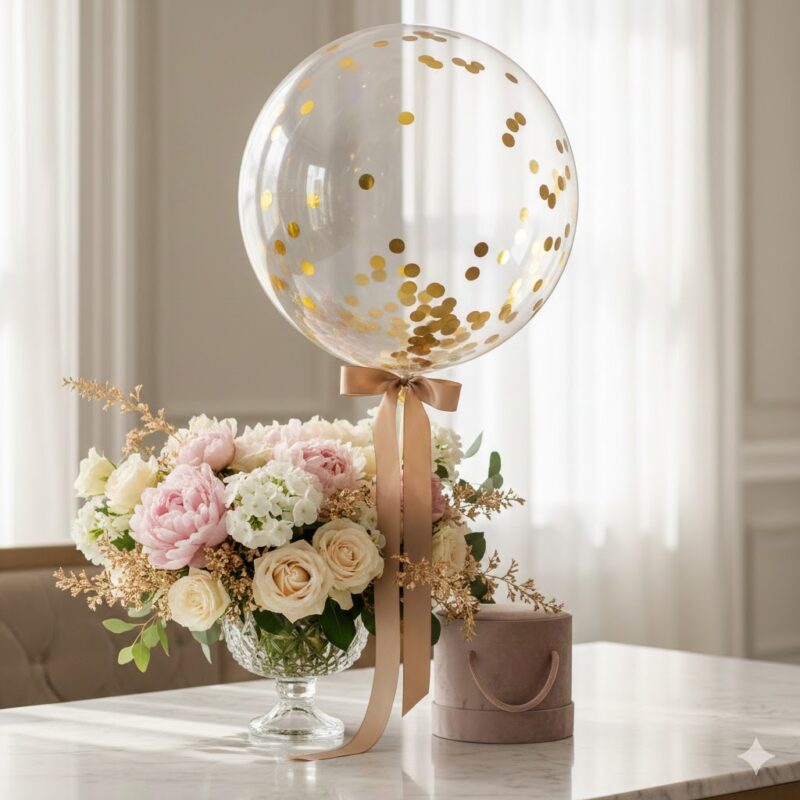 Happy Birthday Balloon: The Perfect Luxury Extra for Any Flower Bouquet