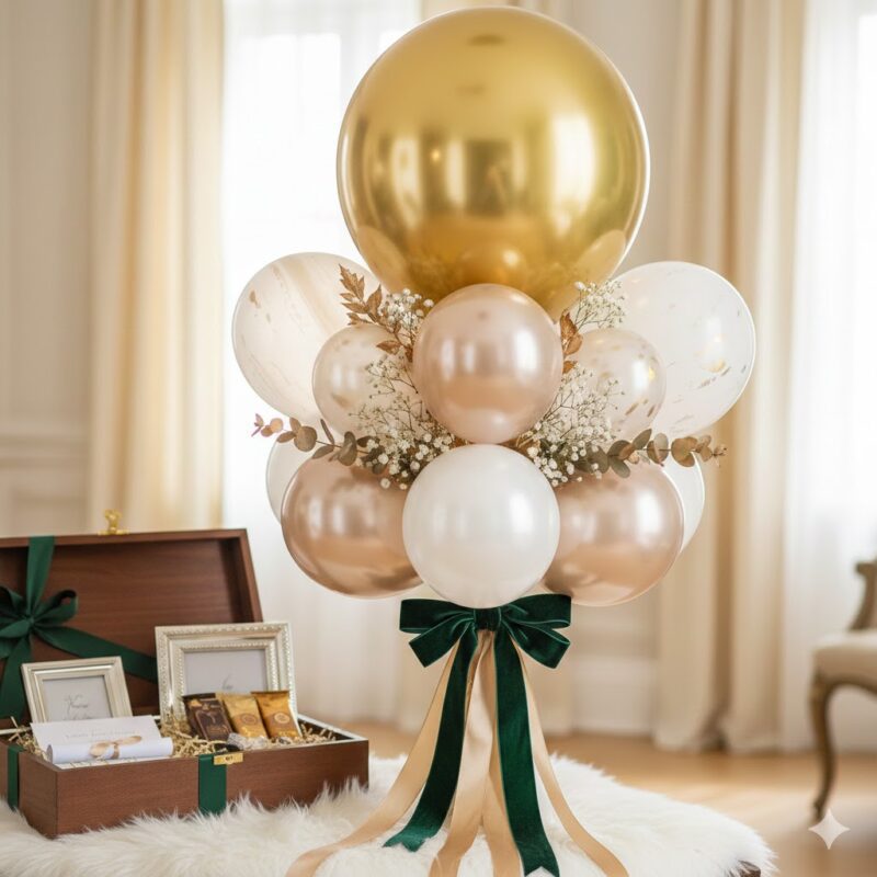 Thanks! Balloon Add-On: A Cheerful, Luxurious Enhancement