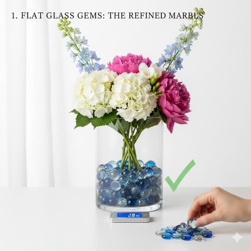 1. Flat Glass Gems The Refined Marble
