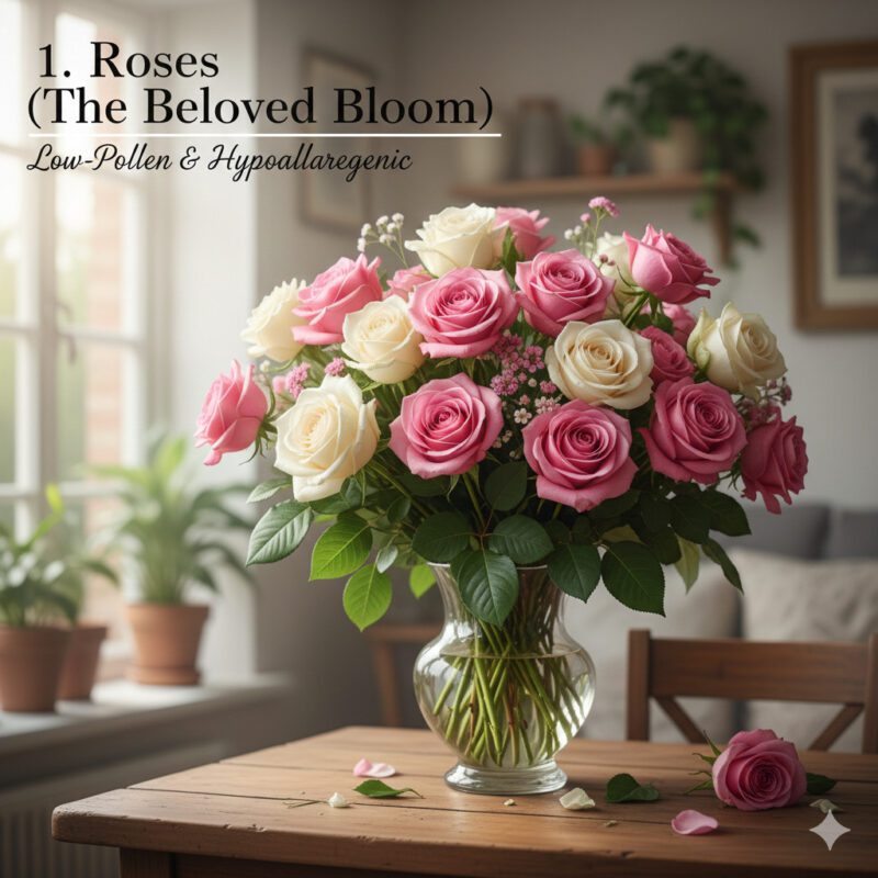 1. Roses (The Beloved Bloom)