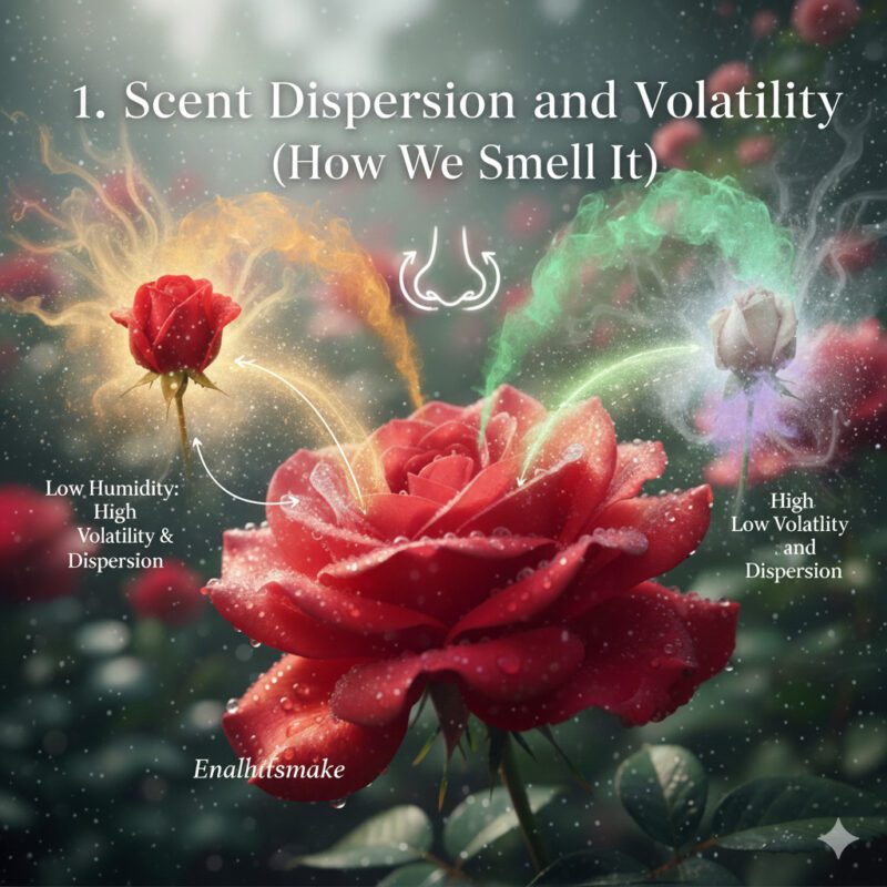 1. Scent Dispersion and Volatility (How We Smell It)