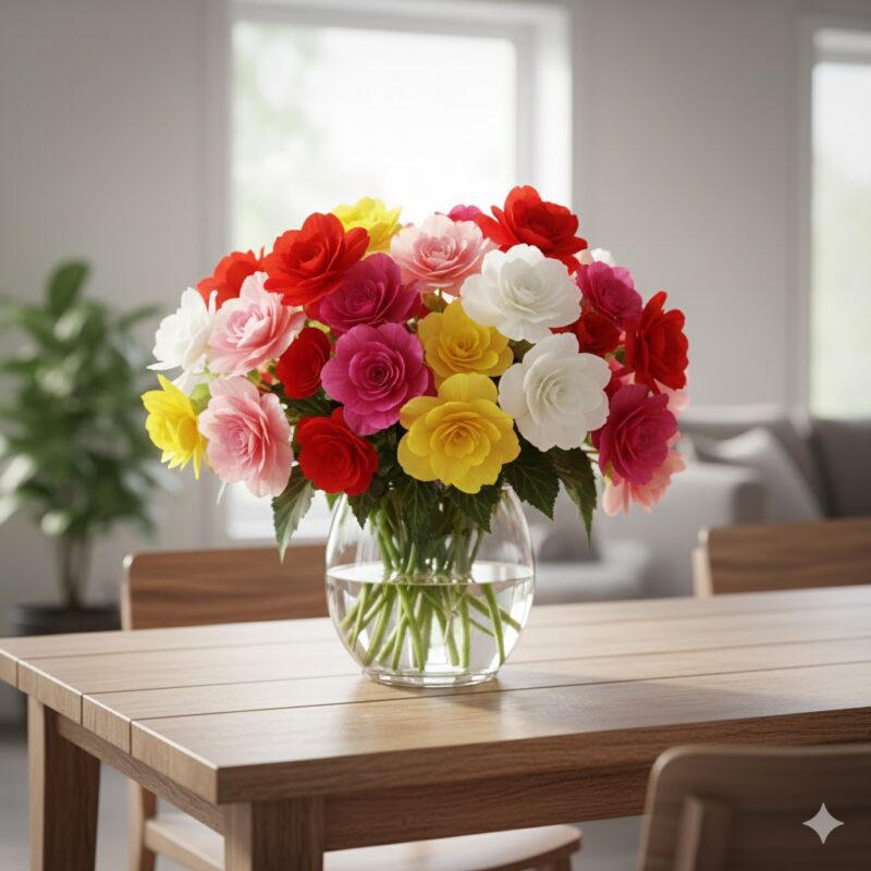 10. Begonias