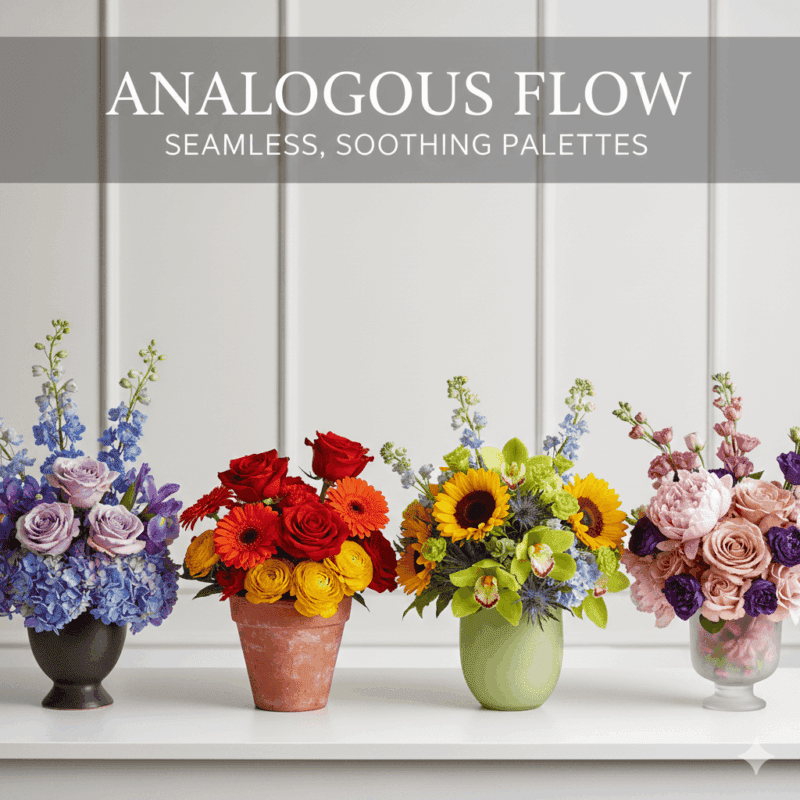 2. Analogous Flow Seamless, Soothing Palettes