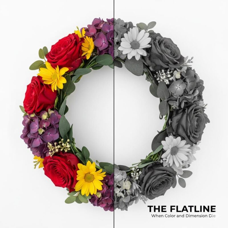 2. The Flatline When Color and Dimension Die